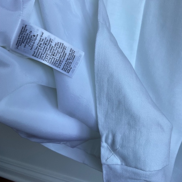 Like New Woman’s White J.crew Colleen Stretch linen-blend sheath dress SZ 22 - Picture 7 of 8